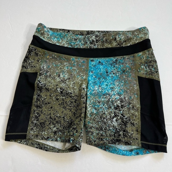 Lole Athletic Shorts Size Small Green Blue - Picture 1 of 10